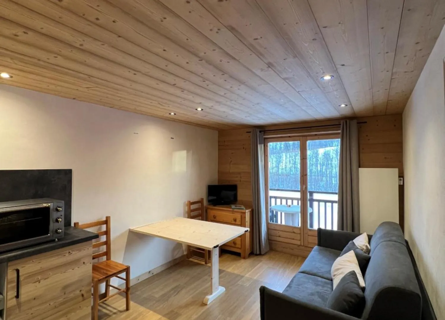 Studio Face Aux Pistes Praz-sur-Arly Apartment
